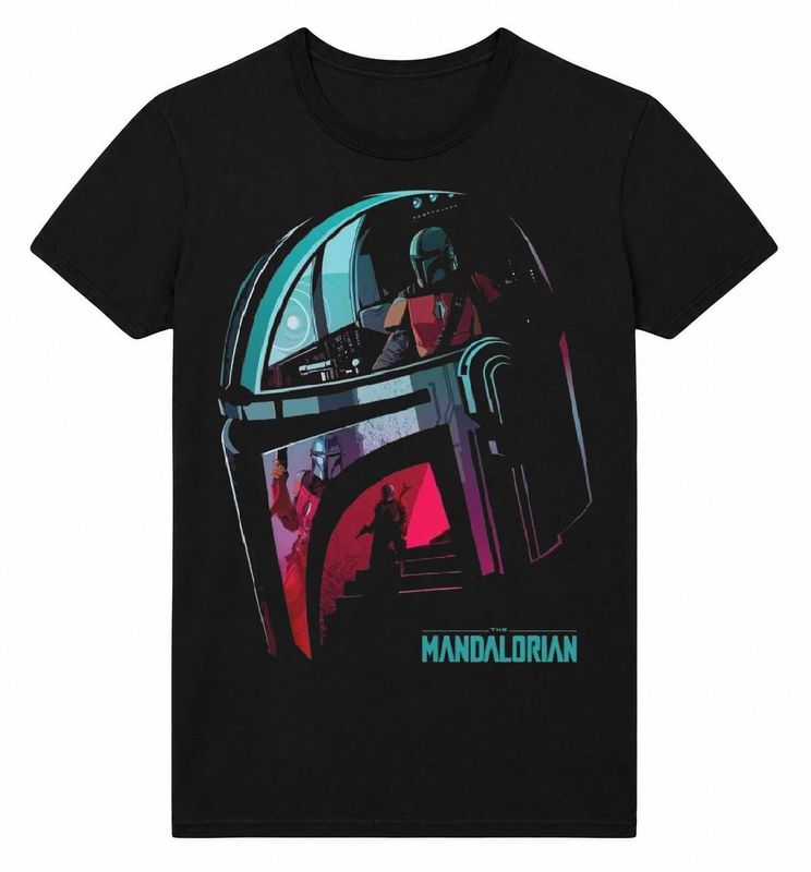 Star Wars Mandalorian Helmet Reflection Unisex T-Shirt