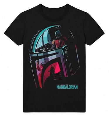 Star Wars Mandalorian Helmet Reflection Unisex T-Shirt Star Wars Mandalorian Helmet Reflection Unisex T-Shirt