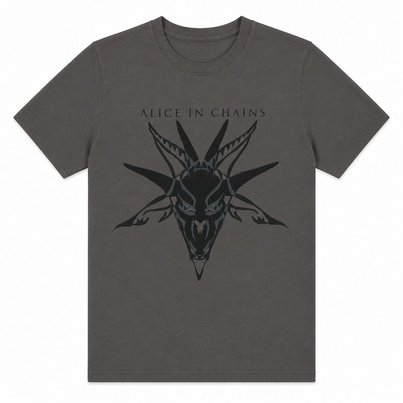 Alice In Chains 'Black Skull' T-Shirt