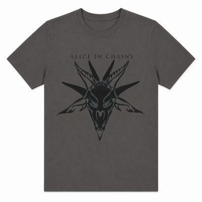 Alice In Chains 'Black Skull' T-Shirt