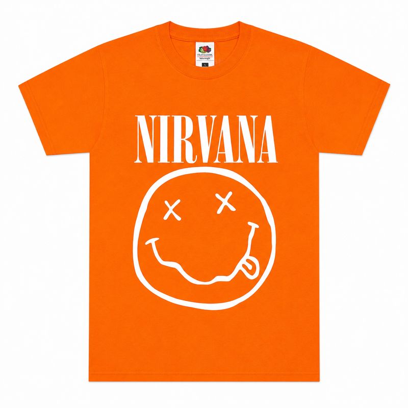 Nirvana 'White Smiley' Kids T-Shirt