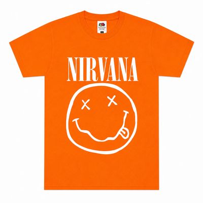 Nirvana 'White Smiley' Kids T-Shirt Nirvana 'White Smiley' Kids T-Shirt