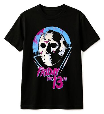 Friday The 13th 'Eighties Mask' Unisex T-Shirt Friday The 13th 'Eighties Mask' Unisex T-Shirt