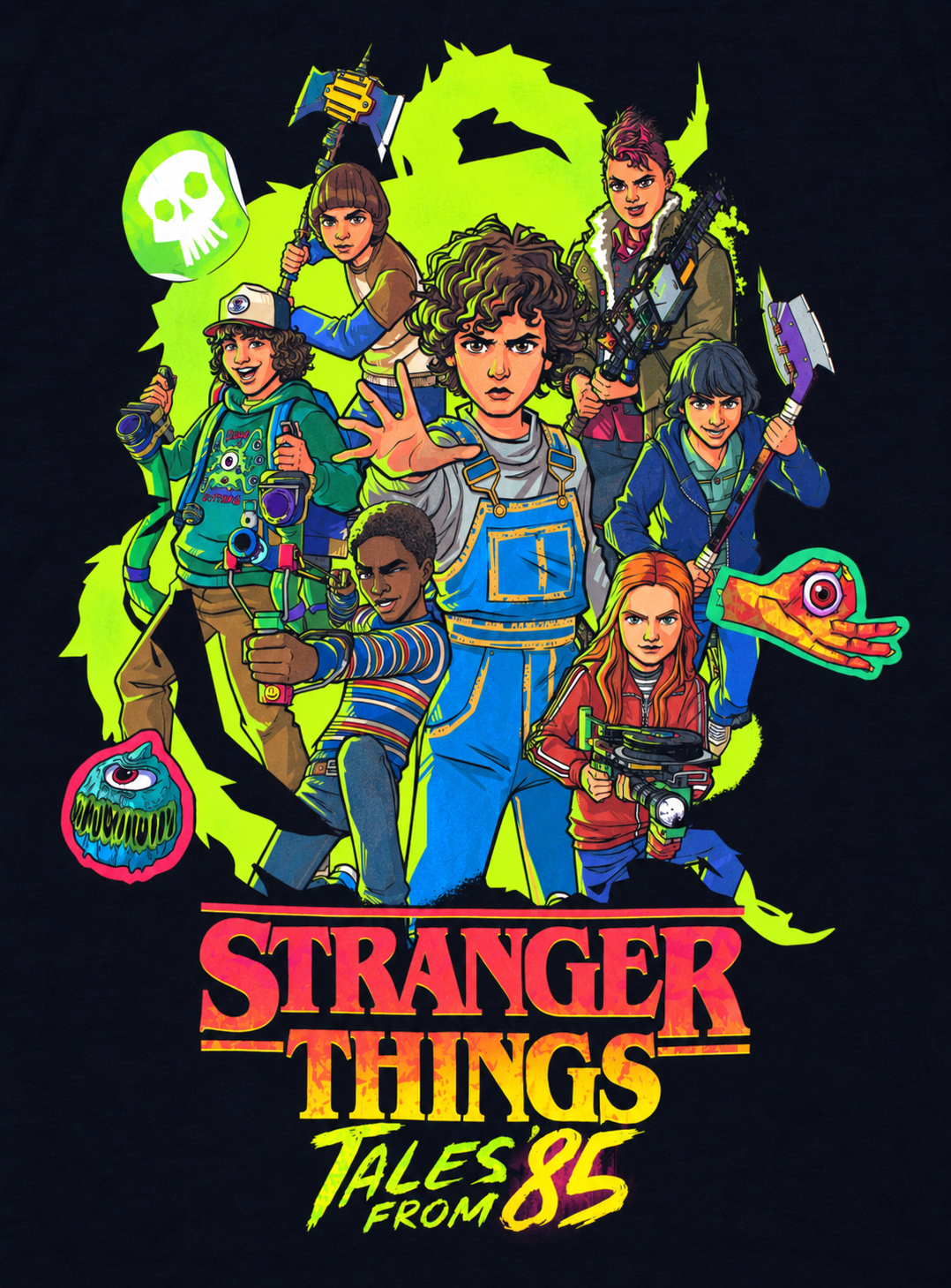 Stranger Things '85 Character Group T-Shirt