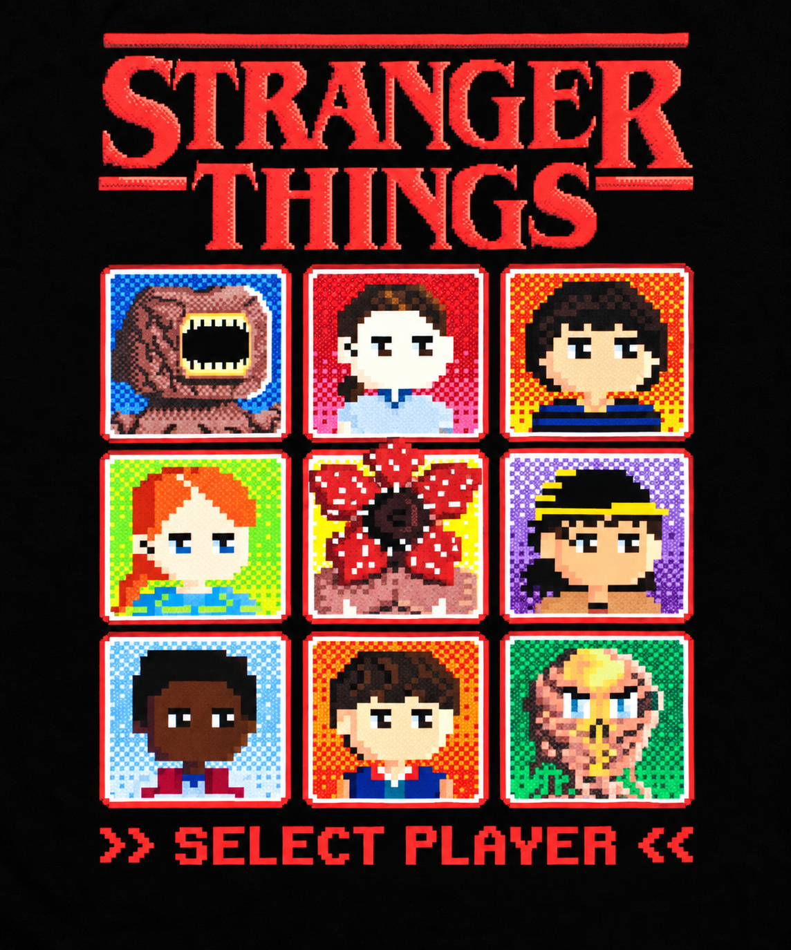 Stranger Things Select a Player T-Shirt
