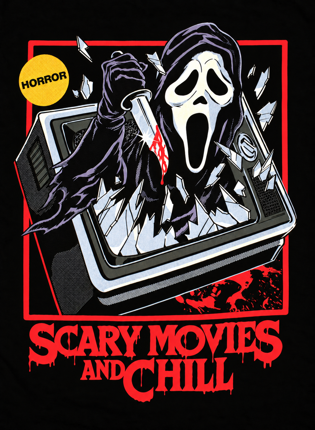 Ghost Face 'Scary Movies and Chill' by Stevn Rhodes