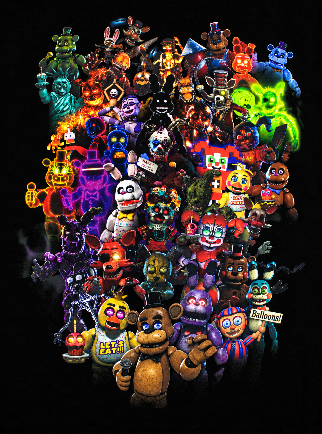 Five Nights at Freddy's All Characters