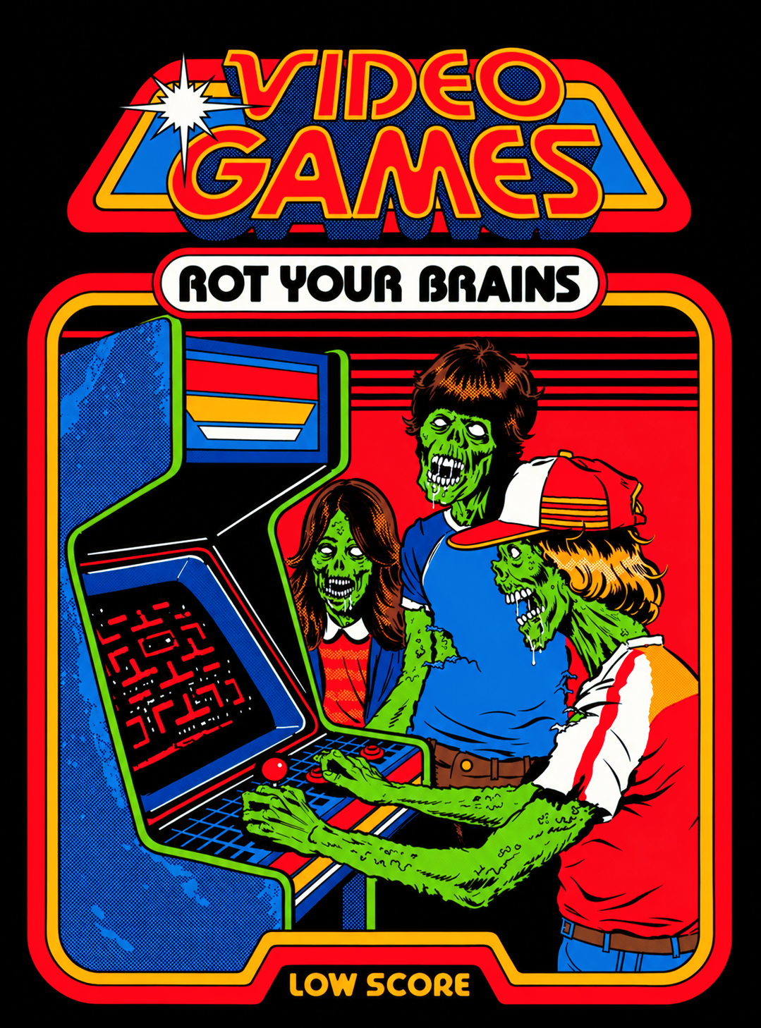 Video Games Rot Your Brains by Steven Rhodes