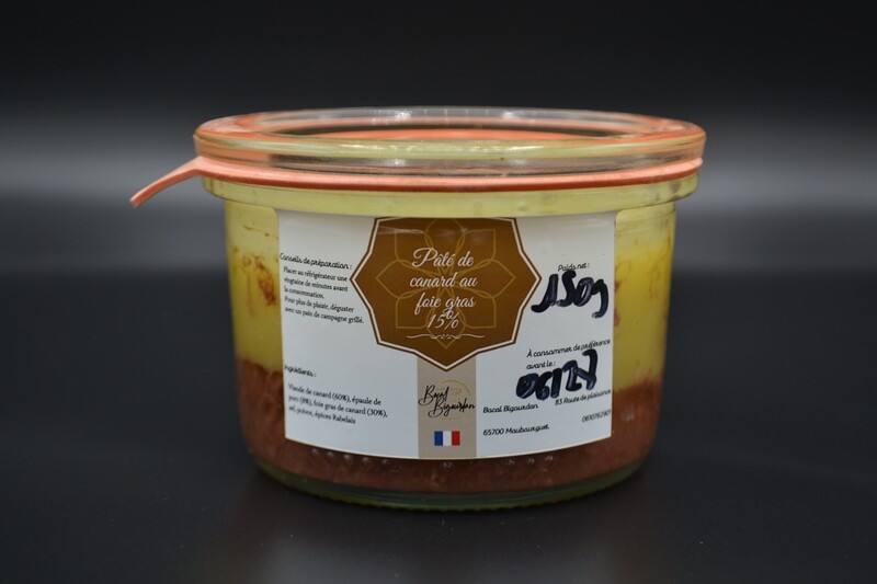 Pâté de canard au foie gras