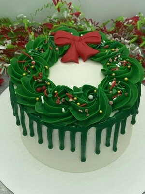Christmas Wreath Cake