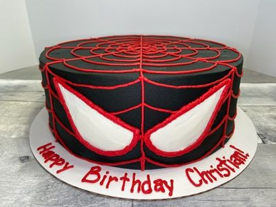 Spiderman Cake - Miles Morales