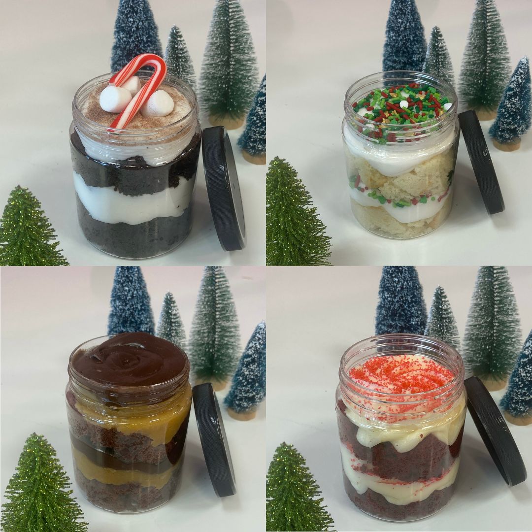 Holiday Cupcake Jar 4-Pack - Build Your Own