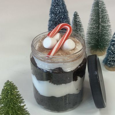 Holiday Cupcake Jar - Hot Cocoa