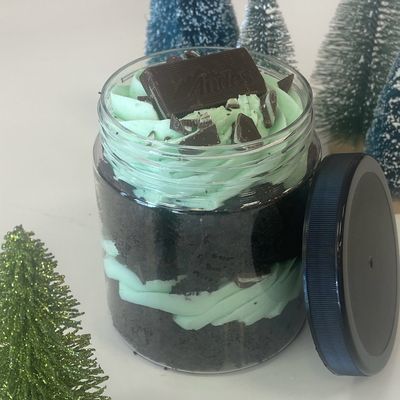 Holiday Cupcake Jar - Peppermint Crunch