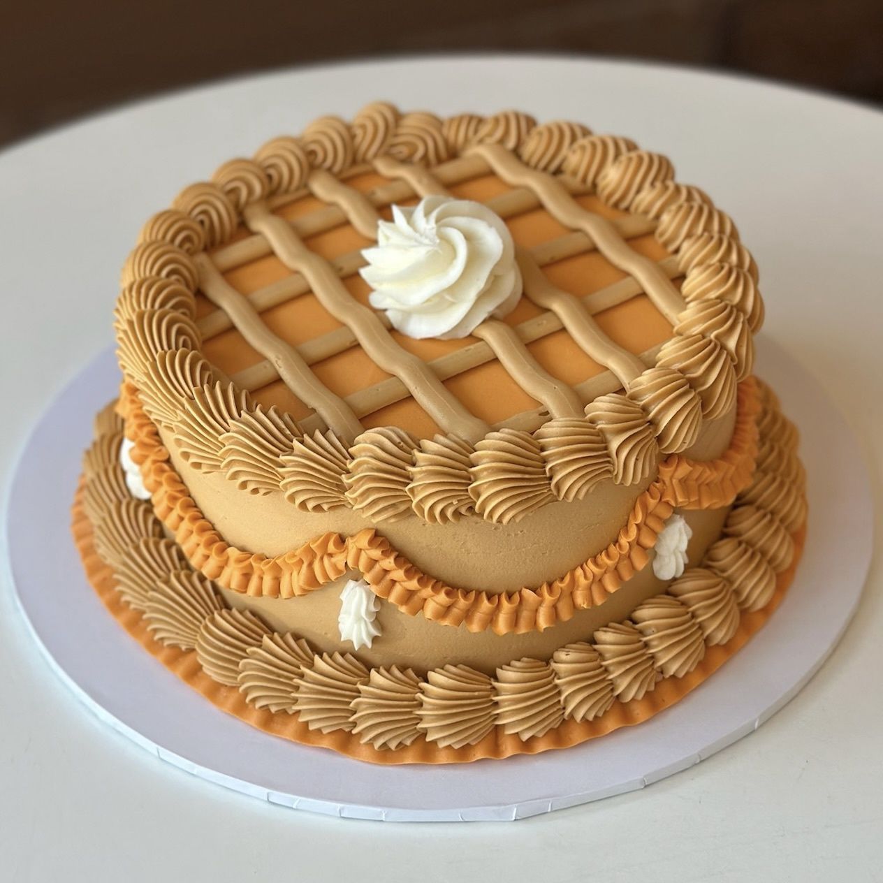 Pumpkin Pie Themed Cake