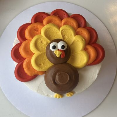 Fun Thanksgiving Turkey Cake