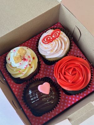 Valentine's Day Special 4-Pack Cupcakes Pre-Order