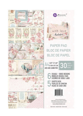 With Love A4 Prima Paper Pad
