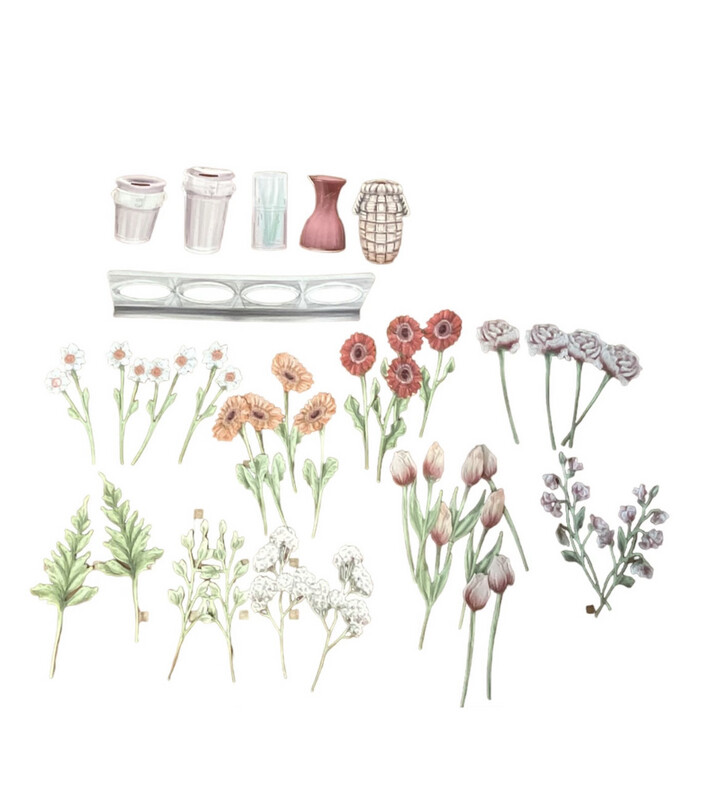 Bouquet Maker Die Cuts 38pc