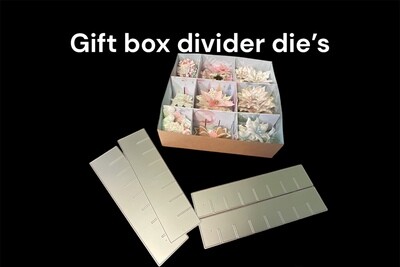 Gift Box Divider Die 2x8