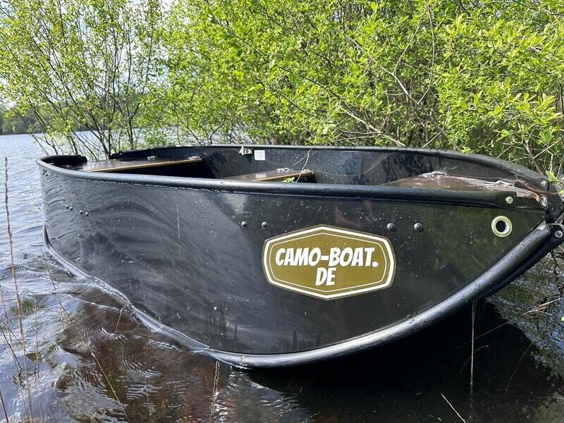 Barca Pieghevole camo-boat 300 NERA + supporto motore