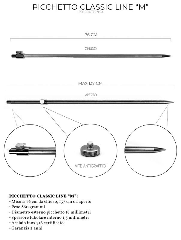 PICCHETTO BASIC LINE PRO STEEL