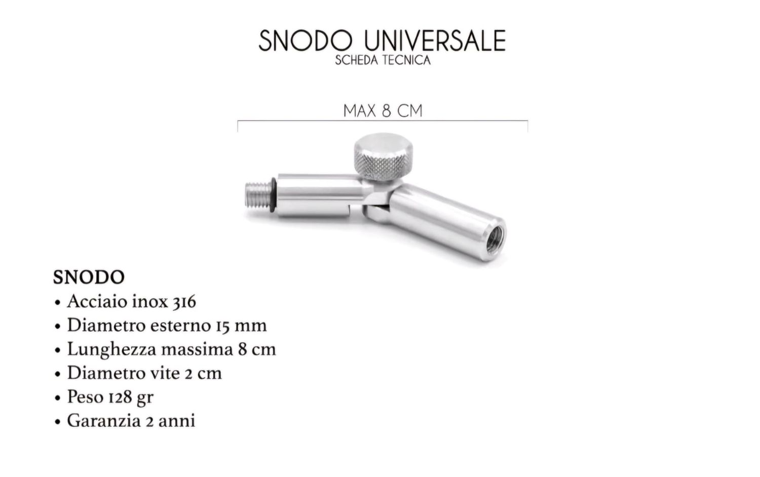 SNODO UNIVERSALE PRO STEEL