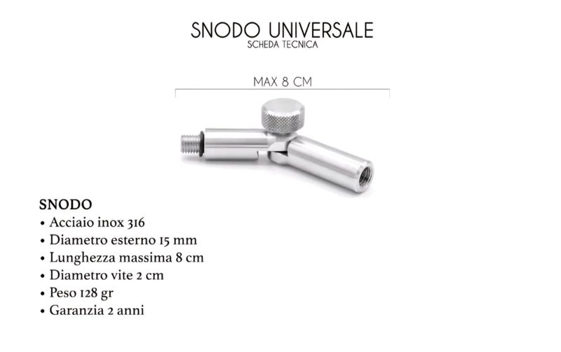 SNODO UNIVERSALE PRO STEEL