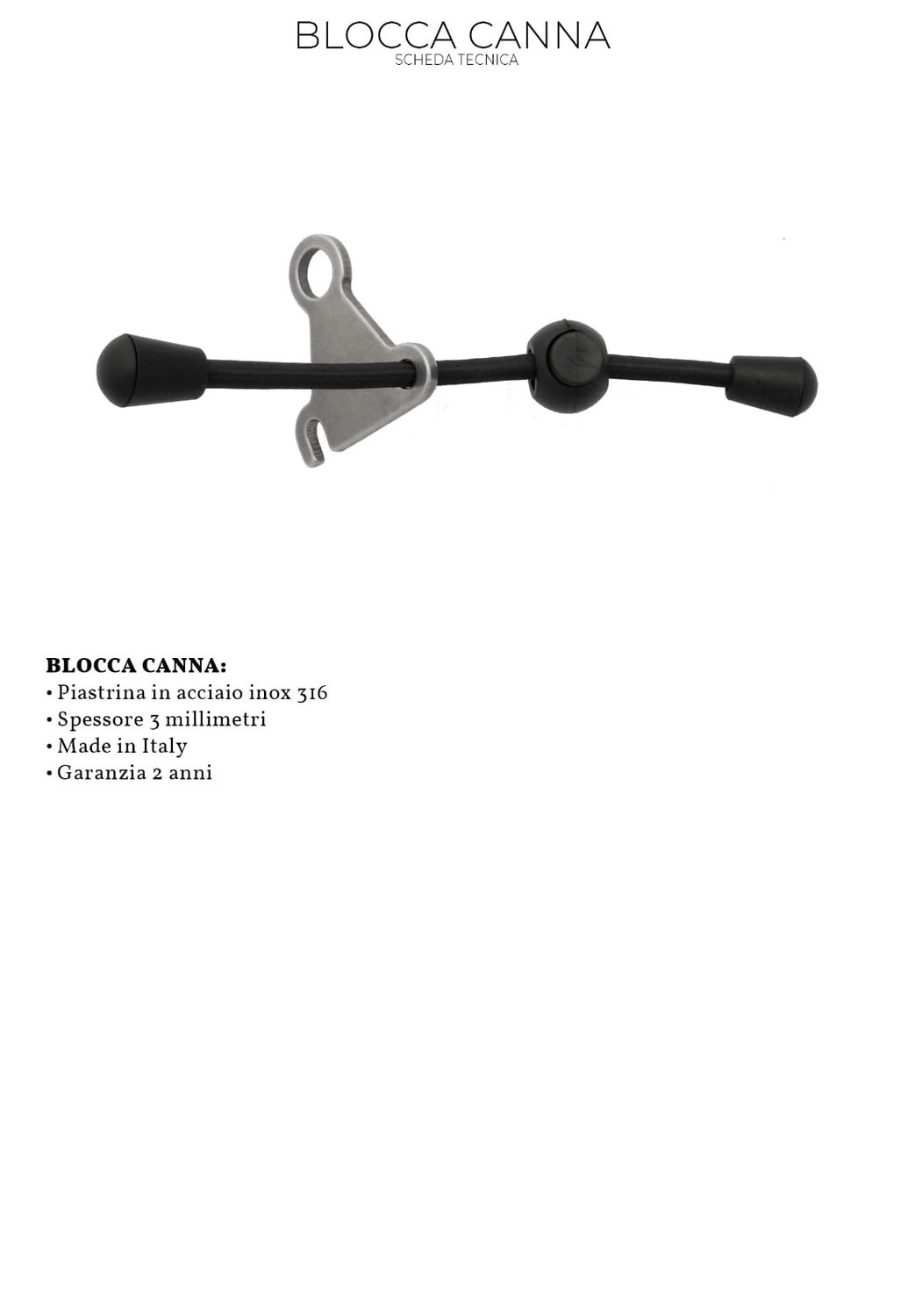 BLOCCA CANNA PRO STEEL