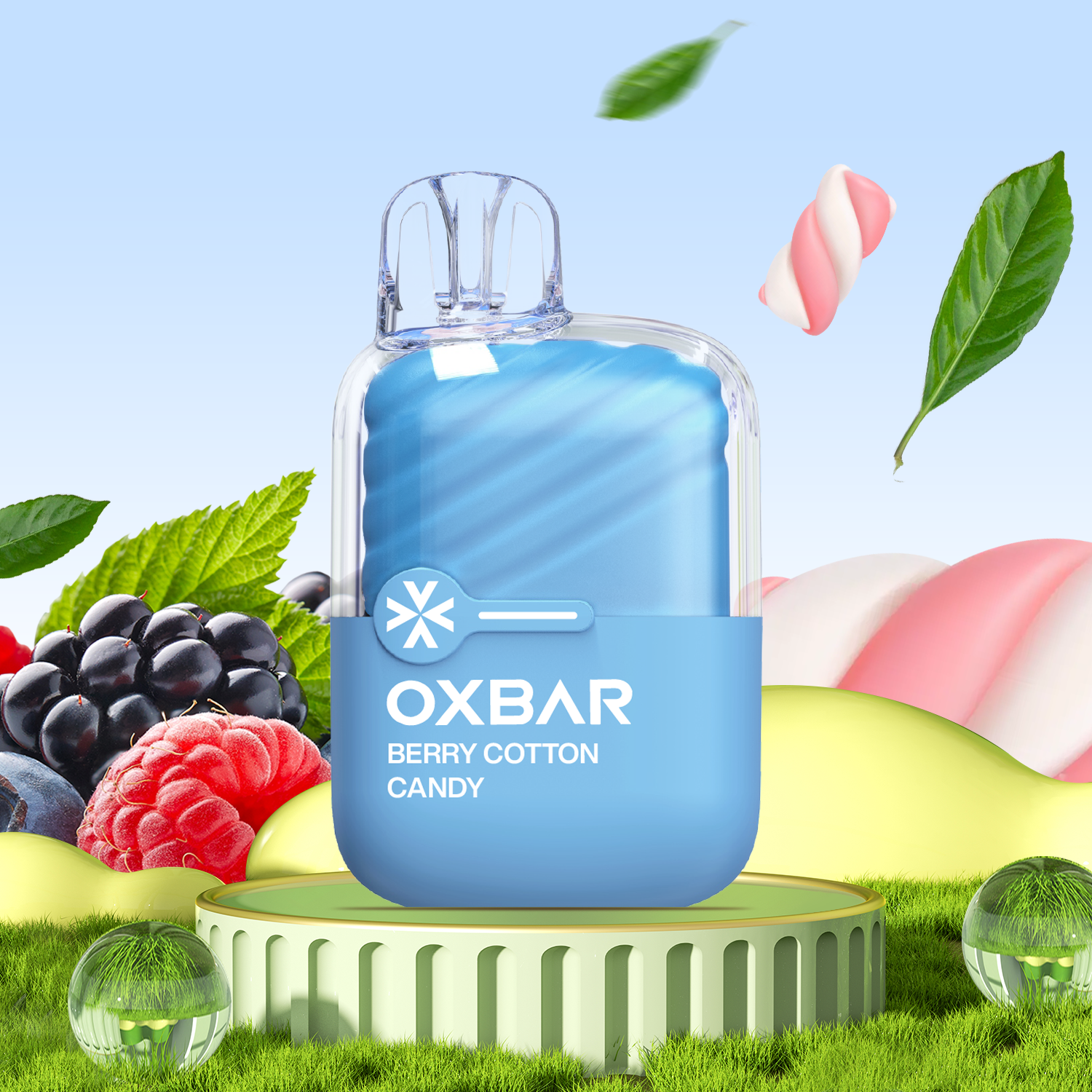 OXBAR MINI BERRY COTTON CANDY 20 MG