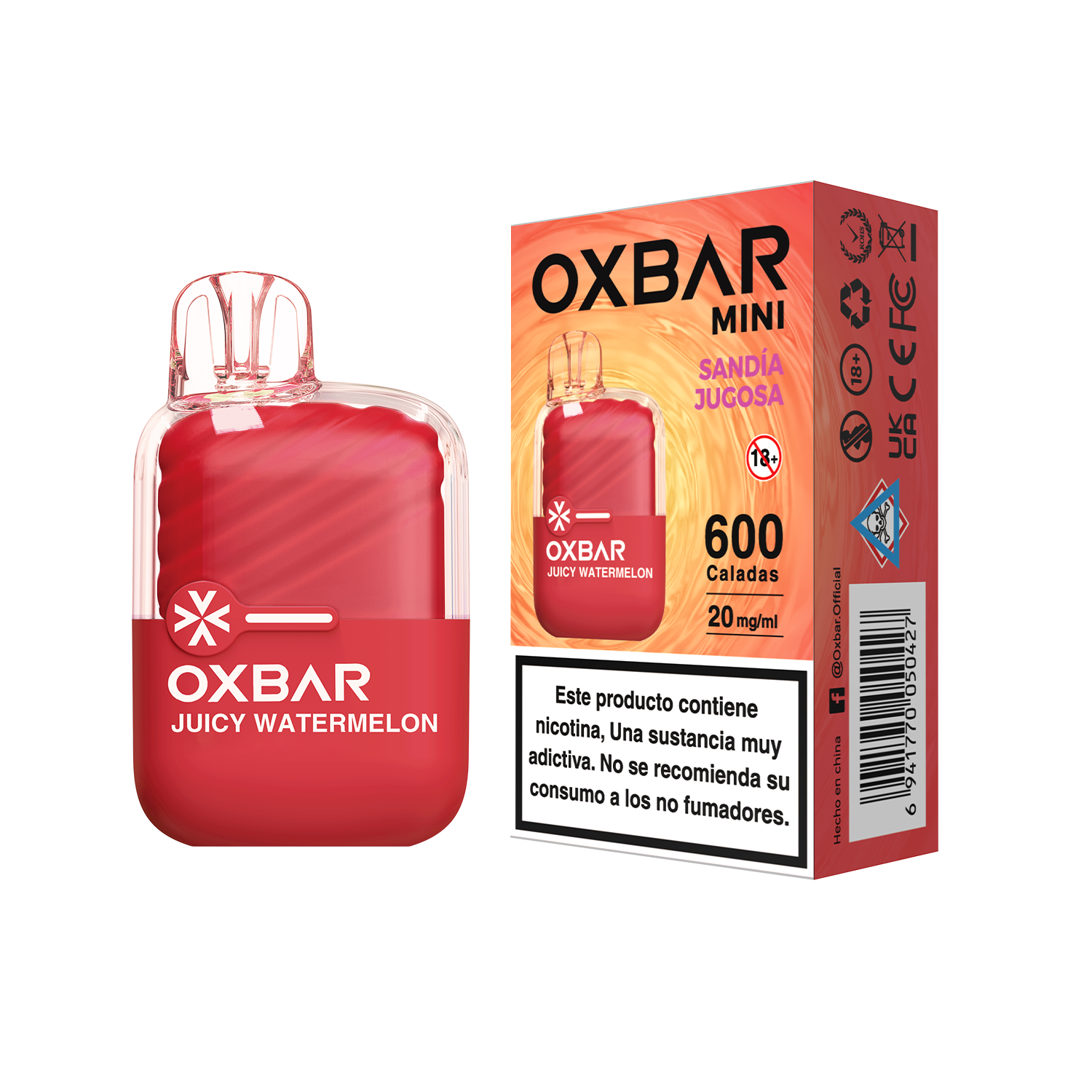 OXBAR MINI JUICY WATERMELON 20 MG