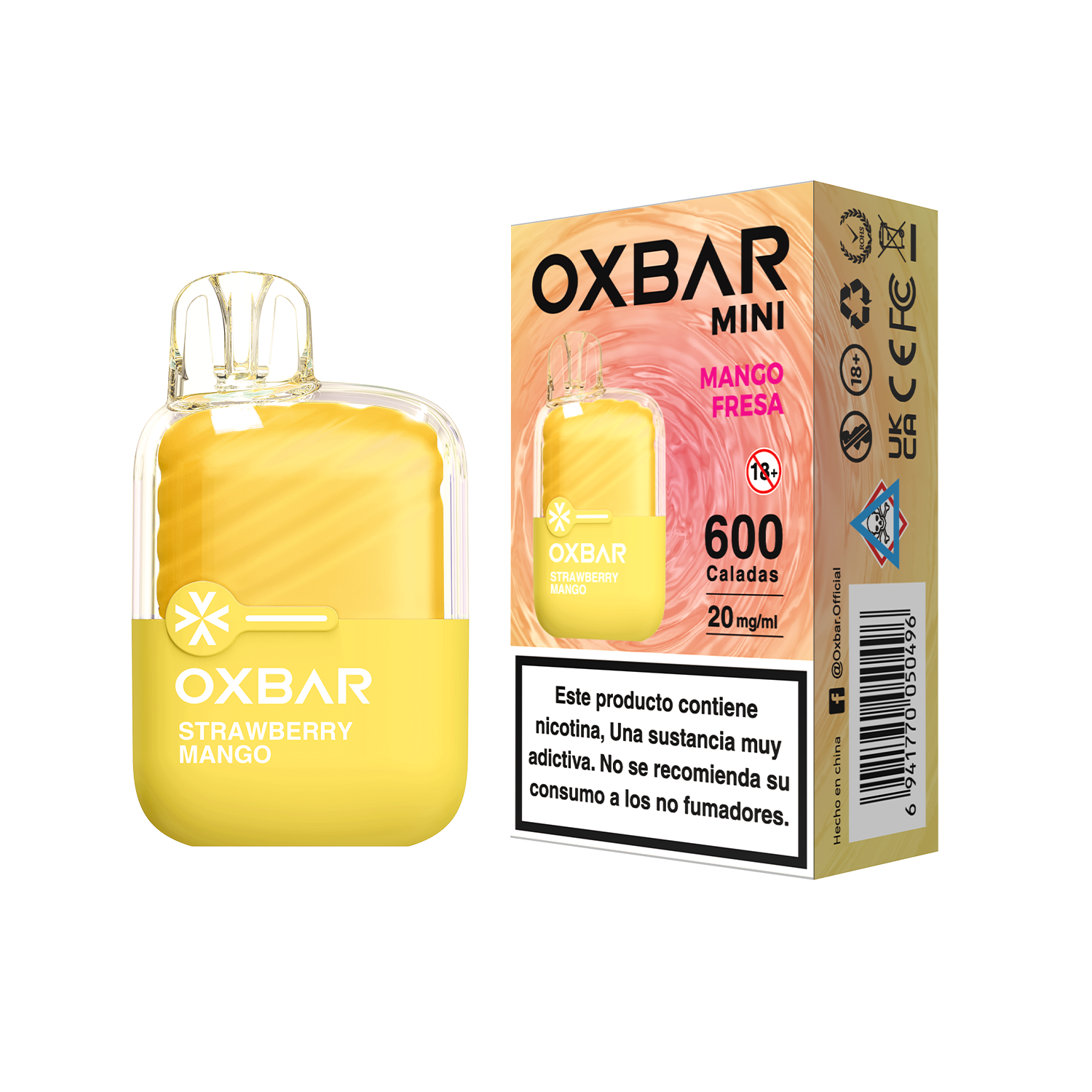 OXBAR MINI STRAWBERRY MANGO 20 MG