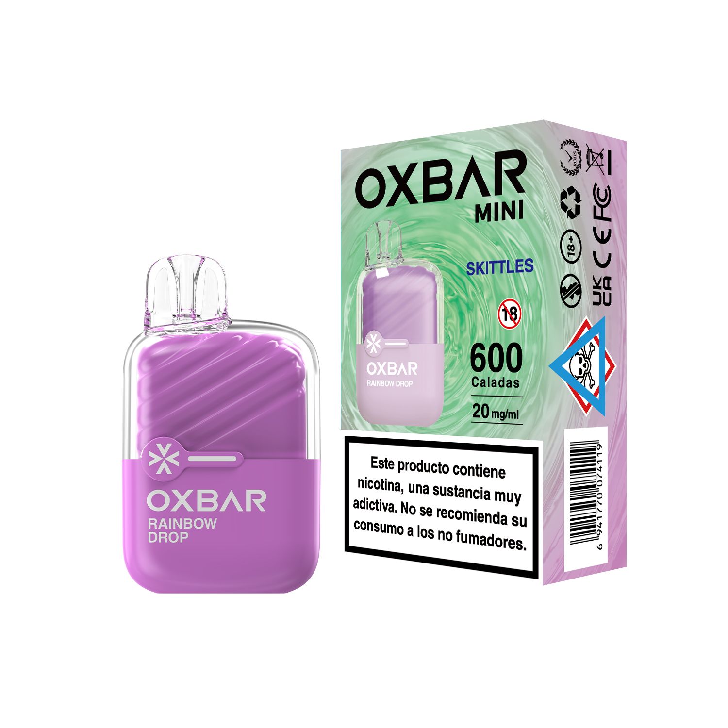 OXBAR MINI RAINBOW DROPS 20 MG