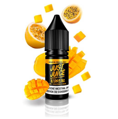 SALES DE NICOTINA JUST JUICE MANGO Y PASSION FRUIT 11 MG