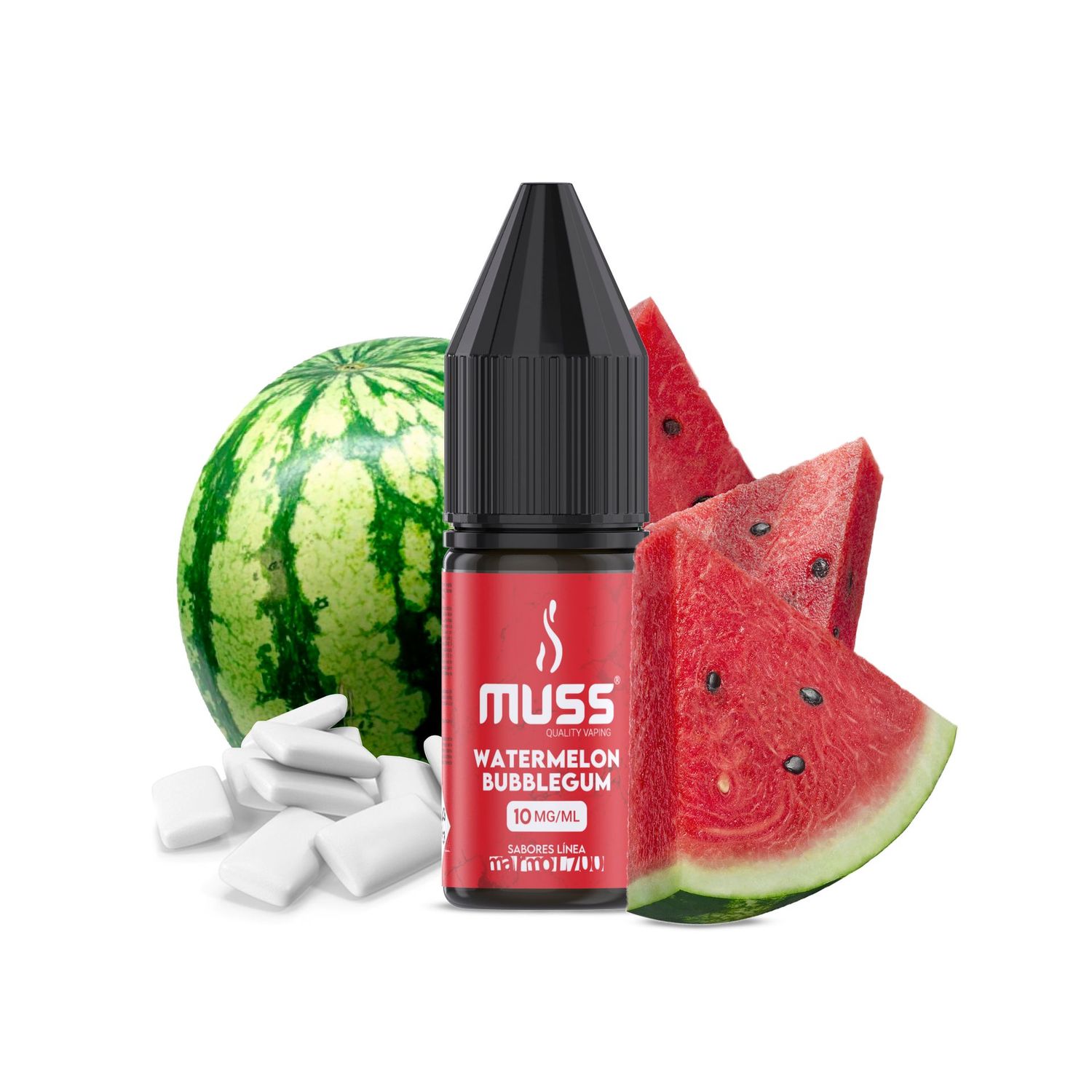 SALES DE NICOTINA MUSS WATERMELON BUBBLEGUM 10 MG
