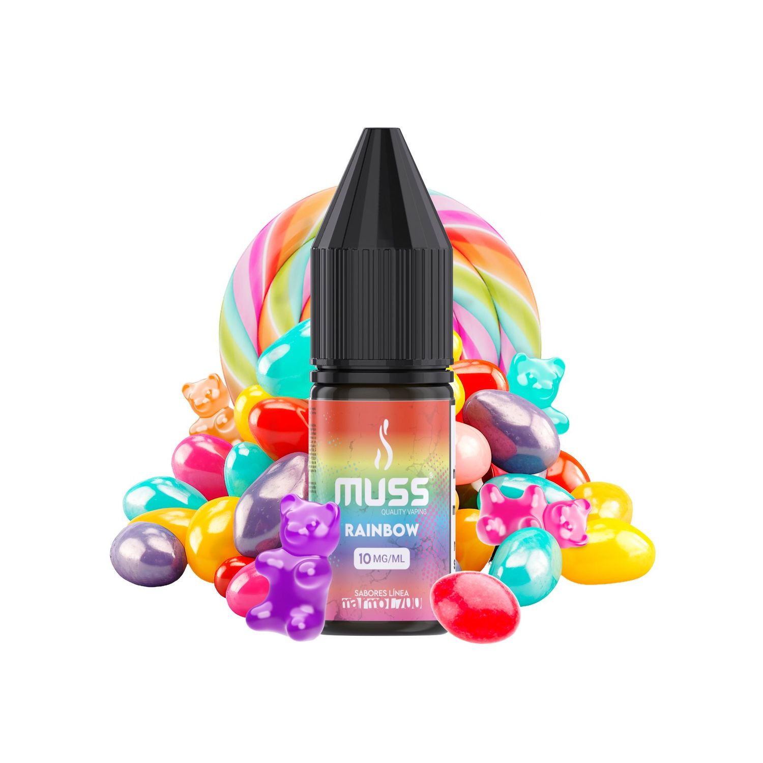 SALES DE NICOTINA MUSS RAINBOW 10 MG