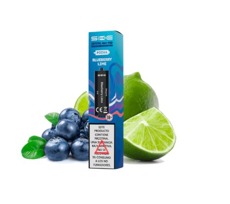 SKE CRYSTAL 4 EN 1 - PACK DE 4 CÁPSULAS BLUEBERRY LIME 2O MG