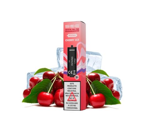 SKE CRYSTAL 4 EN 1 - PACK DE 4 CÁPSULAS CHERRY ICE 2O MG