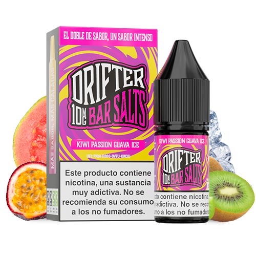 DRIFTER BAR SALTS KIWI PASSION FRUIT GUAVA ICE 10 MG