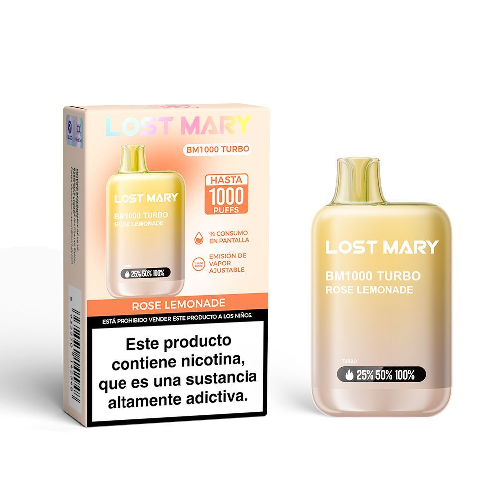 LOST MARY BM1000 TURBO ROSE LEMONADE 20 MG