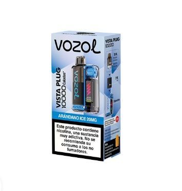 VOZOL VISTA PLUG KIT ARÁNDANO ICE 20 MG (10000 CALADAS) VOZOL VISTA PLUG KIT ARÁNDANO ICE 20 MG (10000 CALADAS)