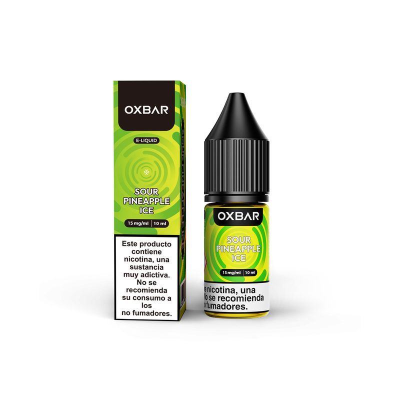 SALES DE NICOTINA OXBAR SOUR PINEAPPLE ICE 15 MG