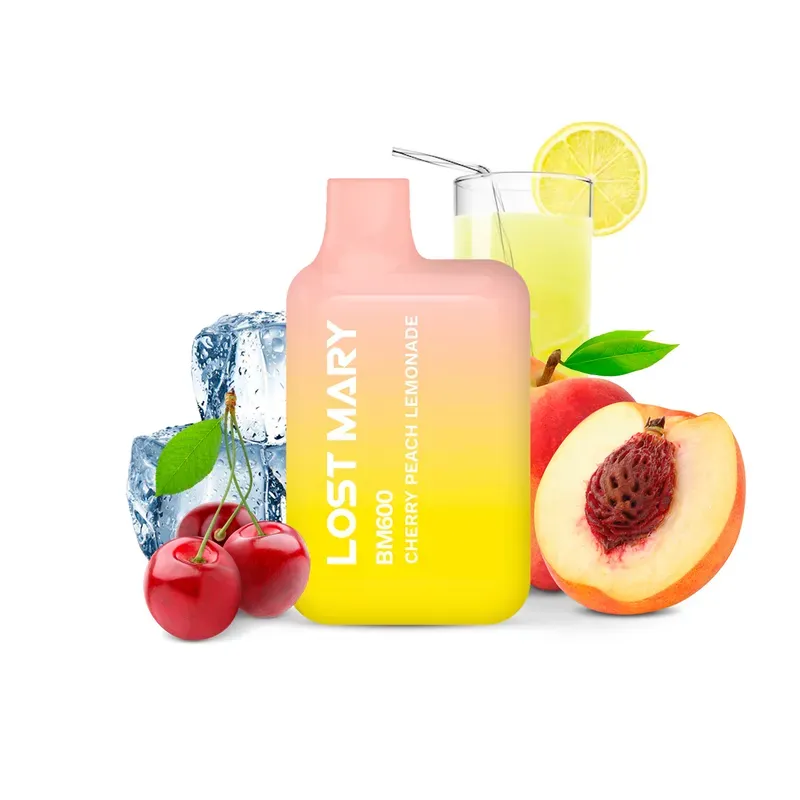 LOST MARY BM600 CHERRY PEACH LEMONADE 20MG LOST MARY BM600 CHERRY PEACH LEMONADE 20MG