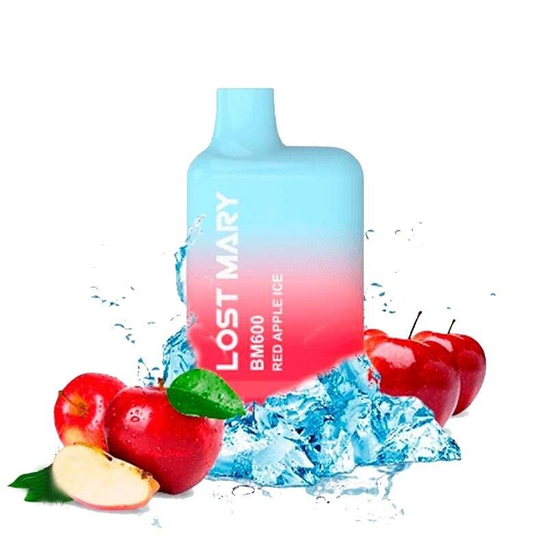 LOST MARY BM600 RED APPLE ICE 20MG LOST MARY BM600 RED APPLE ICE 20MG