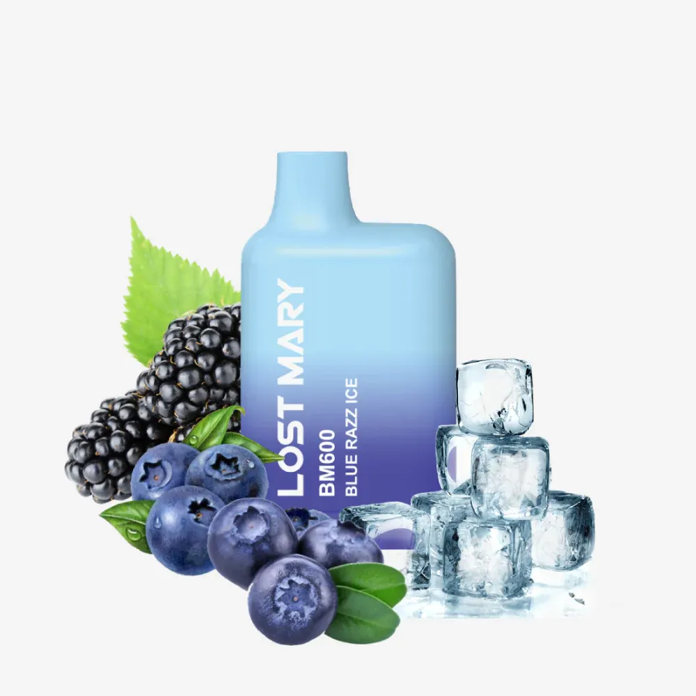 LOST MARY BM600 BLUE RAZZ ICE 20MG