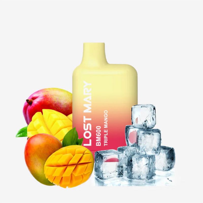 LOST MARY BM600 TRIPLE MANGO 20MG LOST MARY BM600 TRIPLE MANGO 20MG