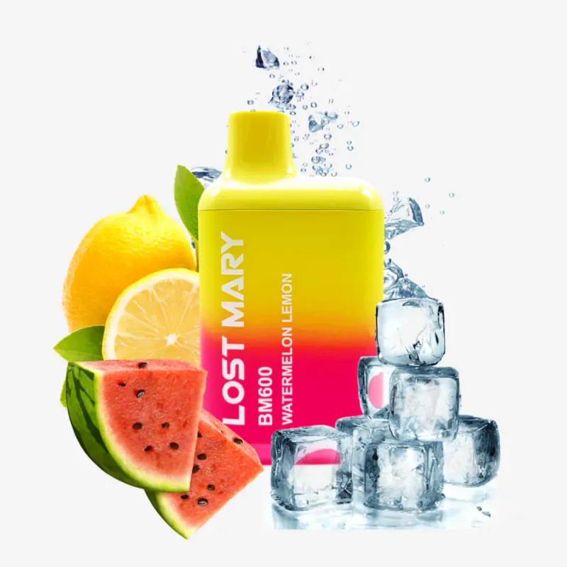 LOST MARY BM600 WATERMELON LEMON 20MG LOST MARY BM600 WATERMELON LEMON 20MG