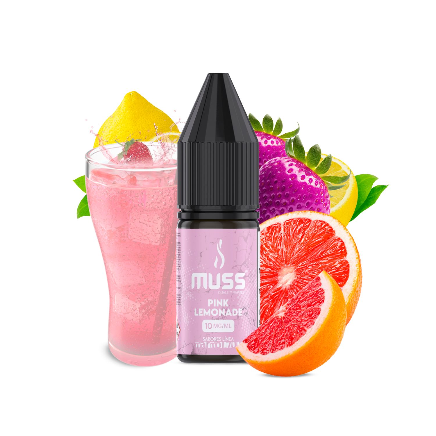 MUSS NICOTINE SALT PINK LEMONADE 10MG