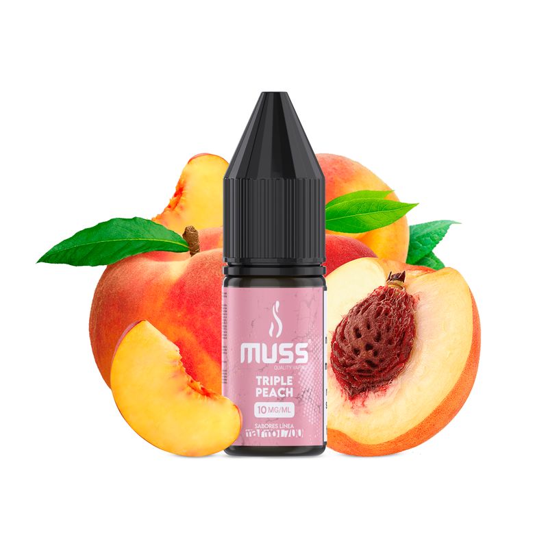 MUSS NICOTINE SALT TRIPLE PEACH 10MG MUSS NICOTINE SALT TRIPLE PEACH 10MG