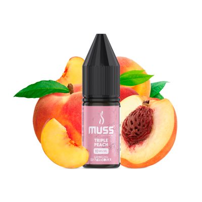 MUSS NICOTINE SALT TRIPLE PEACH 10MG MUSS NICOTINE SALT TRIPLE PEACH 10MG